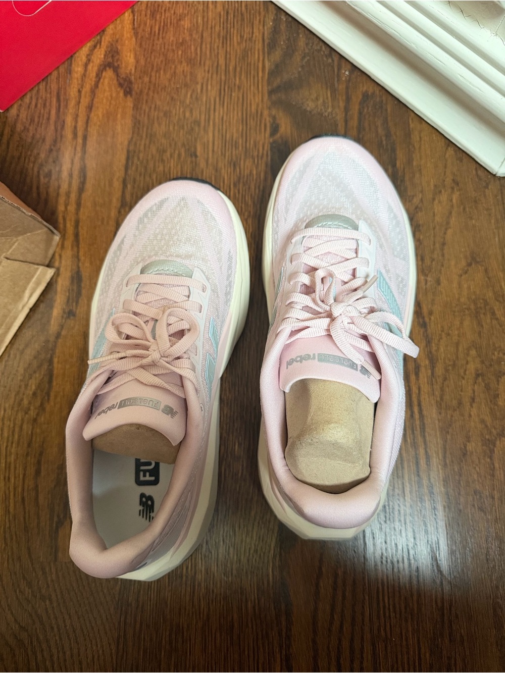 New Balance Women's Light Pink Athletic Running Sneakers
